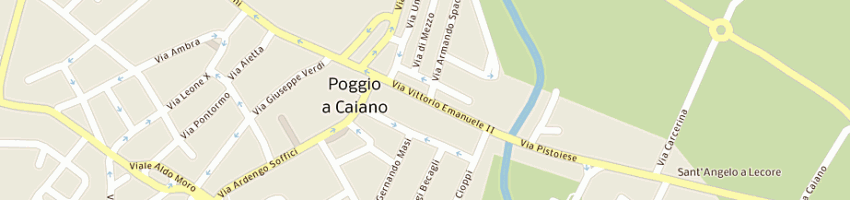 Mappa della impresa pallammano ambra a POGGIO A CAIANO
