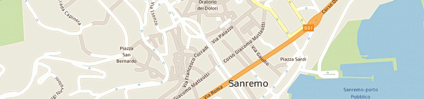 Mappa della impresa ananou guy emile a SAN REMO
