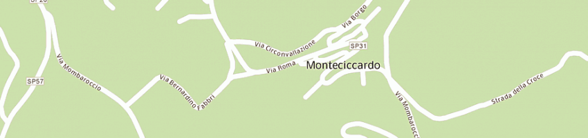 Mappa della impresa sozio michele a MONTECICCARDO