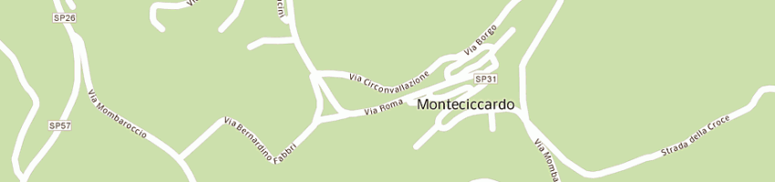 Mappa della impresa bertozzi mario a MONTECICCARDO