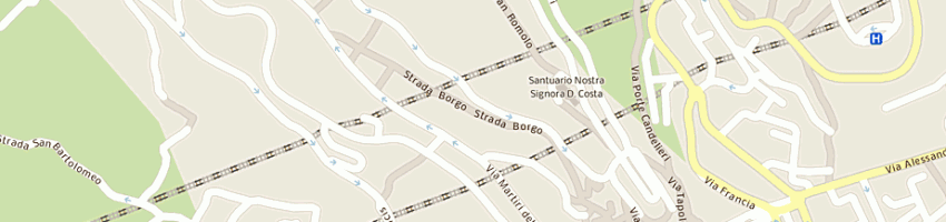 Mappa della impresa saret snc a SAN REMO