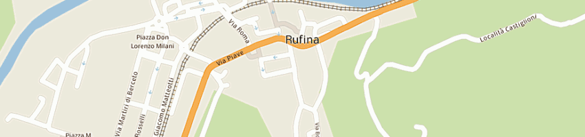 Mappa della impresa passerotti giuliano a RUFINA