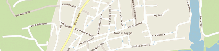 Mappa della impresa cellular store di scipione r a TAGGIA