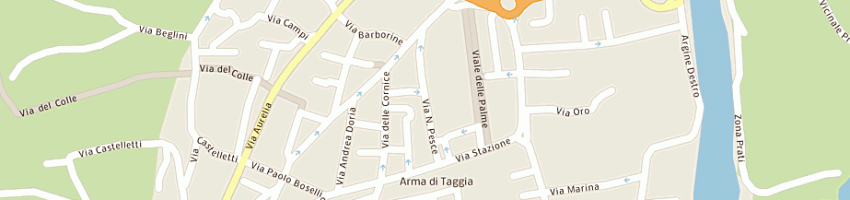 Mappa della impresa agenzia immobiliare progetto casa sas a TAGGIA