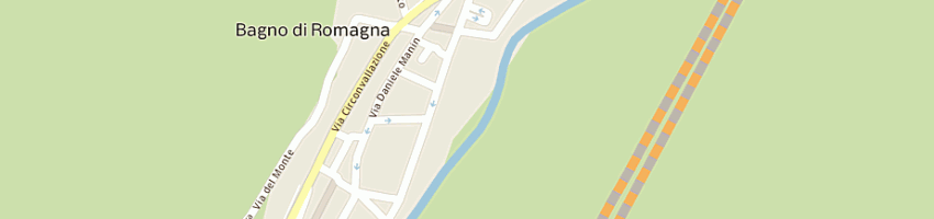 Mappa della impresa fontana giuseppe a BAGNO DI ROMAGNA