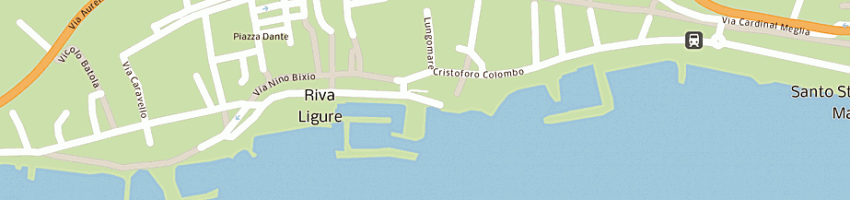 Mappa della impresa ristorante pizzeria leandro snc a RIVA LIGURE