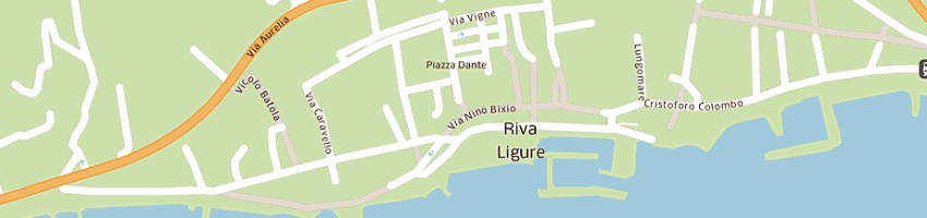 Mappa della impresa impianti urbani codimet srl a RIVA LIGURE