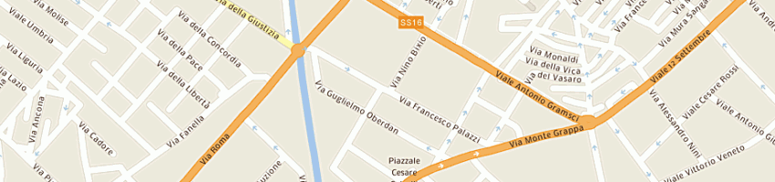 Mappa della impresa pizzeria joli di gasparini stefano a FANO