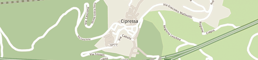 Mappa della impresa farmacia dr coco a CIPRESSA