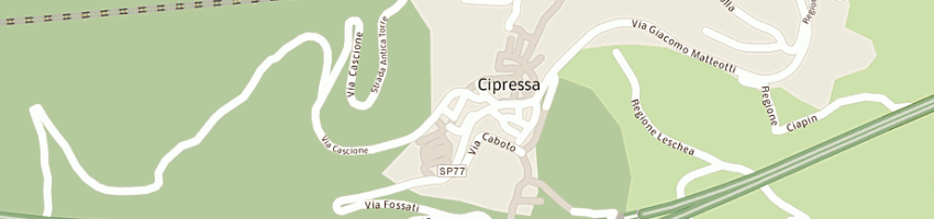 Mappa della impresa la torre a CIPRESSA