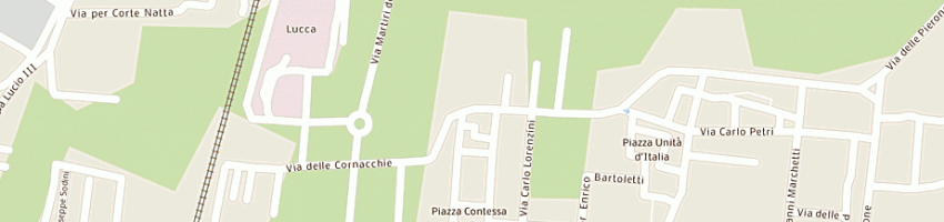 Mappa della impresa piazza italia spa a LUCCA