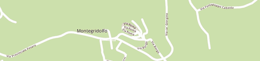Mappa della impresa mulazzani italino spa a MONTEGRIDOLFO