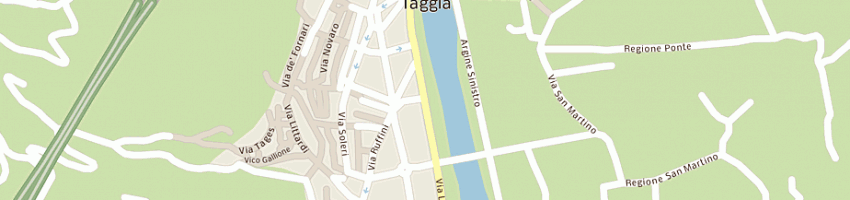 Mappa della impresa all green a TAGGIA