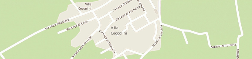 Mappa della impresa fastiggi ceccolini villa 95 a PESARO