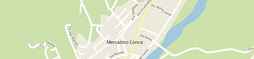 Mappa della impresa simoncini ersilio a MERCATINO CONCA
