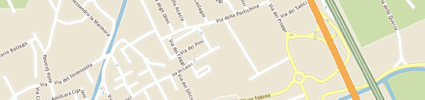 Mappa della impresa casalinghi di cinquini snc a VIAREGGIO