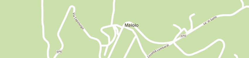 Mappa della impresa pavani lino e luigi snc a MAIOLO
