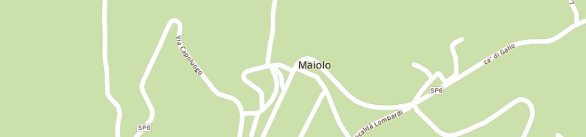 Mappa della impresa ristorante il girasole a MAIOLO