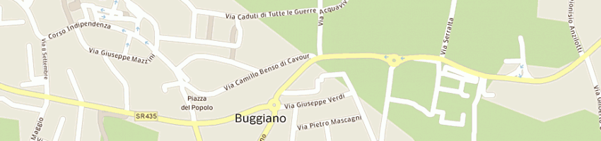 Mappa della impresa eureka di capitanini monica a BUGGIANO