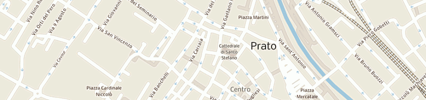 Mappa della impresa la primizia snc a PRATO