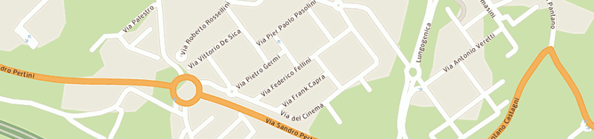 Mappa della impresa condominio via fellini n 25 - 27 a PESARO