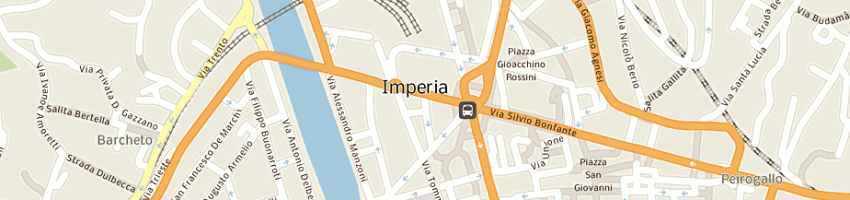Mappa della impresa tipografia nante a IMPERIA