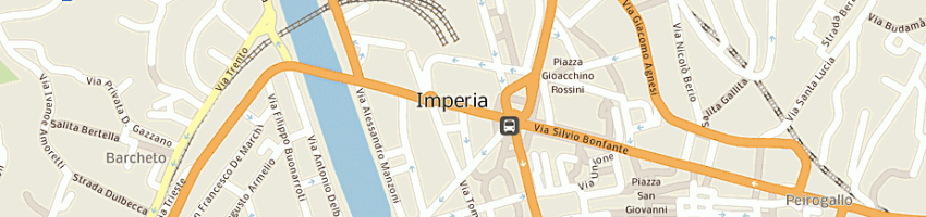 Mappa della impresa gruppo coin spa a IMPERIA