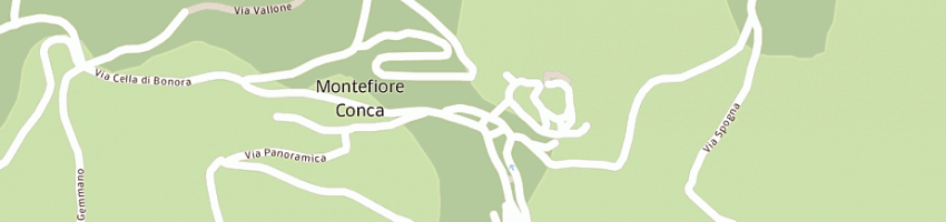 Mappa della impresa carabinieri a MONTEFIORE CONCA