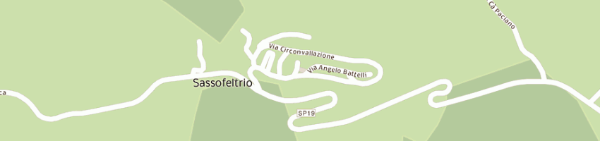 Mappa della impresa pandolfi stefano a SASSOFELTRIO