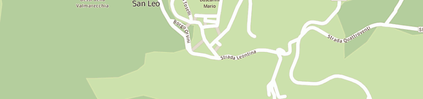Mappa della impresa cappelli isabella a SAN LEO