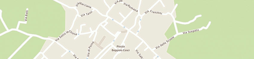Mappa della impresa pizzeria rosticceria la paesana a MASSAROSA