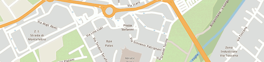 Mappa della impresa studio dentistico stranges mariarosa a PESARO