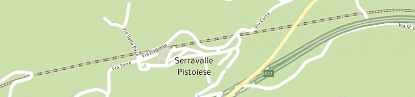 Mappa della impresa bertocci normando a SERRAVALLE PISTOIESE