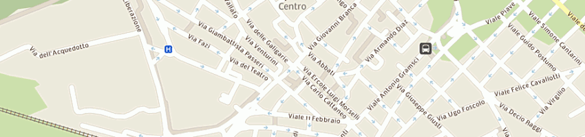 Mappa della impresa the store srl a PESARO