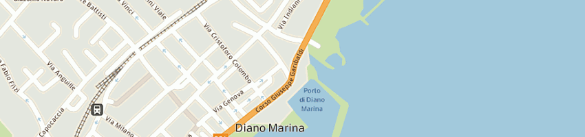 Mappa della impresa albergo hotel paradiso a DIANO MARINA