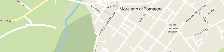 Mappa della impresa agenzia balzi immobiliare di balzi geometra filippo a MORCIANO DI ROMAGNA