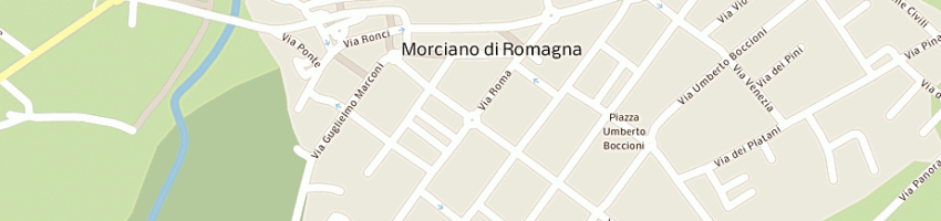 Mappa della impresa bar roma a MORCIANO DI ROMAGNA