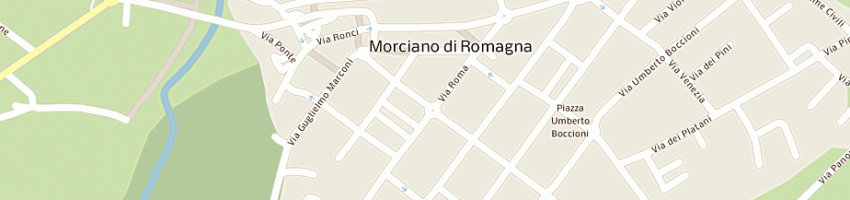 Mappa della impresa andreini angelo a MORCIANO DI ROMAGNA