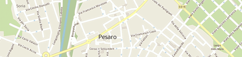 Mappa della impresa interpulizie di contu bruno a PESARO