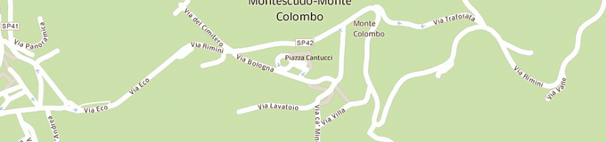 Mappa della impresa ristorante osteria amici miei a MONTE COLOMBO