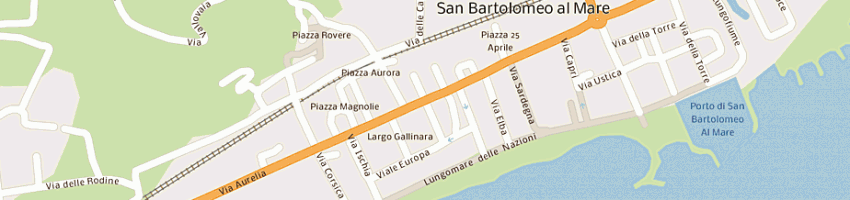 Mappa della impresa tende e company a SAN BARTOLOMEO AL MARE
