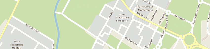 Mappa della impresa centro edile di a scrudato a MONTEMURLO