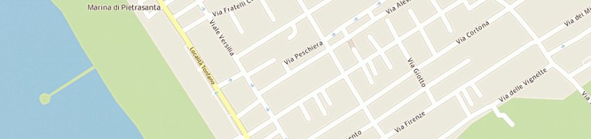 Mappa della impresa albergo casa mia a PIETRASANTA