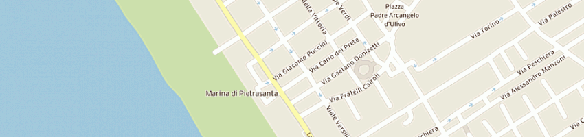 Mappa della impresa pizzeria il bocconcino a PIETRASANTA