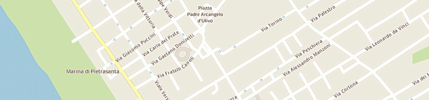 Mappa della impresa albergo grande italia a PIETRASANTA