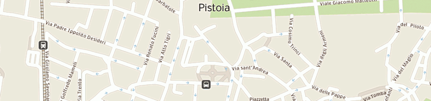 Mappa della impresa cesteria pistoiese sas a PISTOIA