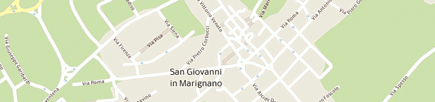 Mappa della impresa vagnini loretta a SAN GIOVANNI IN MARIGNANO
