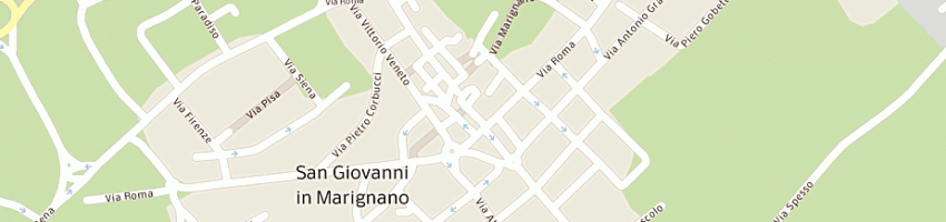 Mappa della impresa mercatino i girasoli di antonelli riccardo a SAN GIOVANNI IN MARIGNANO