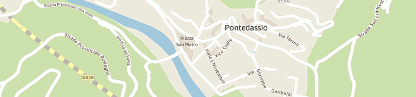 Mappa della impresa le gemelle di natta mara e c snc a PONTEDASSIO