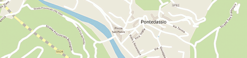 Mappa della impresa pasticceria biscotto di pontedassio a PONTEDASSIO